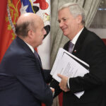 Presidente José Antonio Kast y el ministro de Hacienda, Jorge Quiroz.