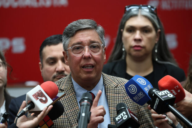 Arturo Barrios, secretario general del Partido Socialista.