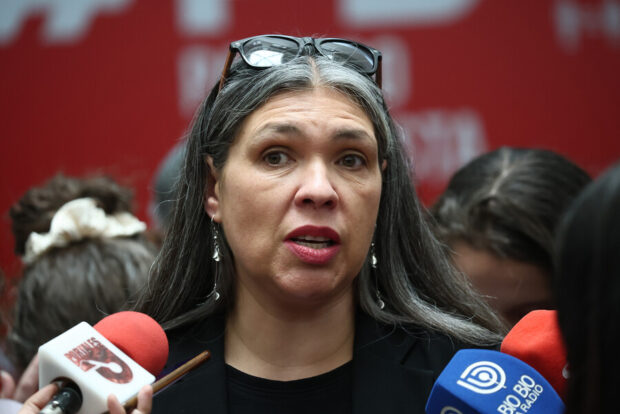 La secretaria general del Partido Comunista, Bárbara Figueroa.
