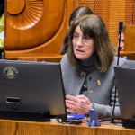 La rectora de la U. de Chile, Alejandra Mizala.