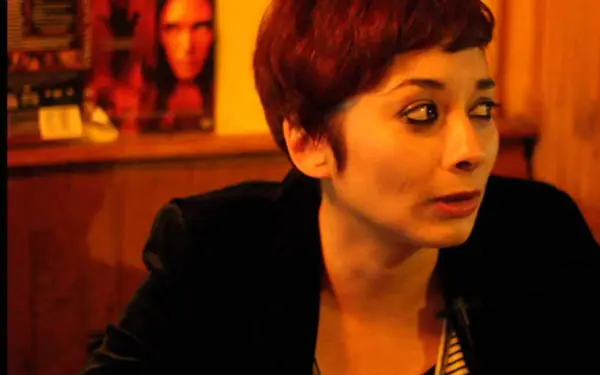 La poeta Gladys González.