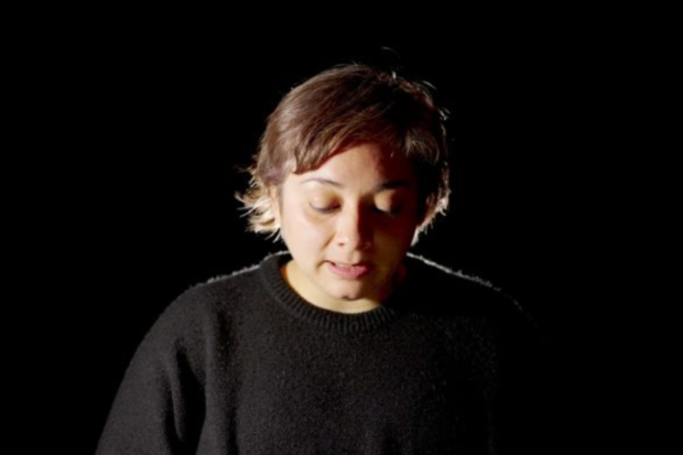 La poeta Gladys González.