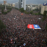 Manifestación en Plaza Italia.