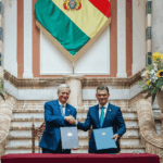 Presidente Kast concreta visita a Bolivia tras 71 años y firma acuerdos de cooperación bilateral El Presidente José Antonio Kast junto a su par boliviano Rodrigo Paz Pereira.