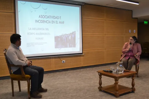 Seminario “Ley Lafkenche Historia aprendizajes y perspectivas para una gobernanza costera” realizado en la Facultad de Gobierno de la Universidad de Chile.