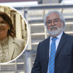 Montaje de fotos de Ana María Hernández, actual fiscal judicial de la Corte de Apelaciones de Santiago, y el abogado Luis Hermosilla.