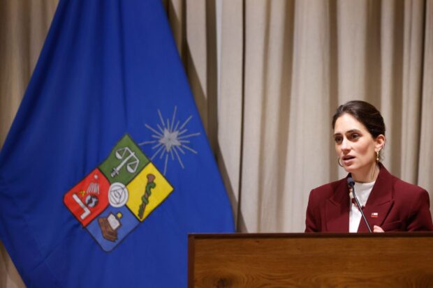 Ministra María Jesús Wulf.