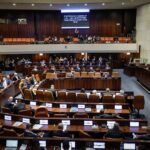 Knesset, parlamento israelí en plena sesión regular