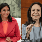 Venezuela entre dos caminos: Delcy Rodríguez y María Corina Machado disputan el rumbo de la transición Delcy Rodríguez y María Corina Machado.